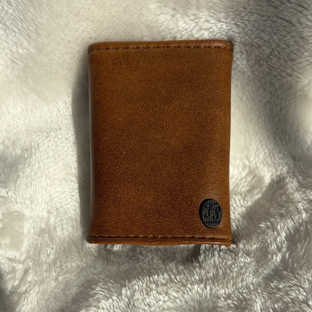 Vintage FS Originals Leather 8 Hook Key Holder Wallet Brown Snap Key Case